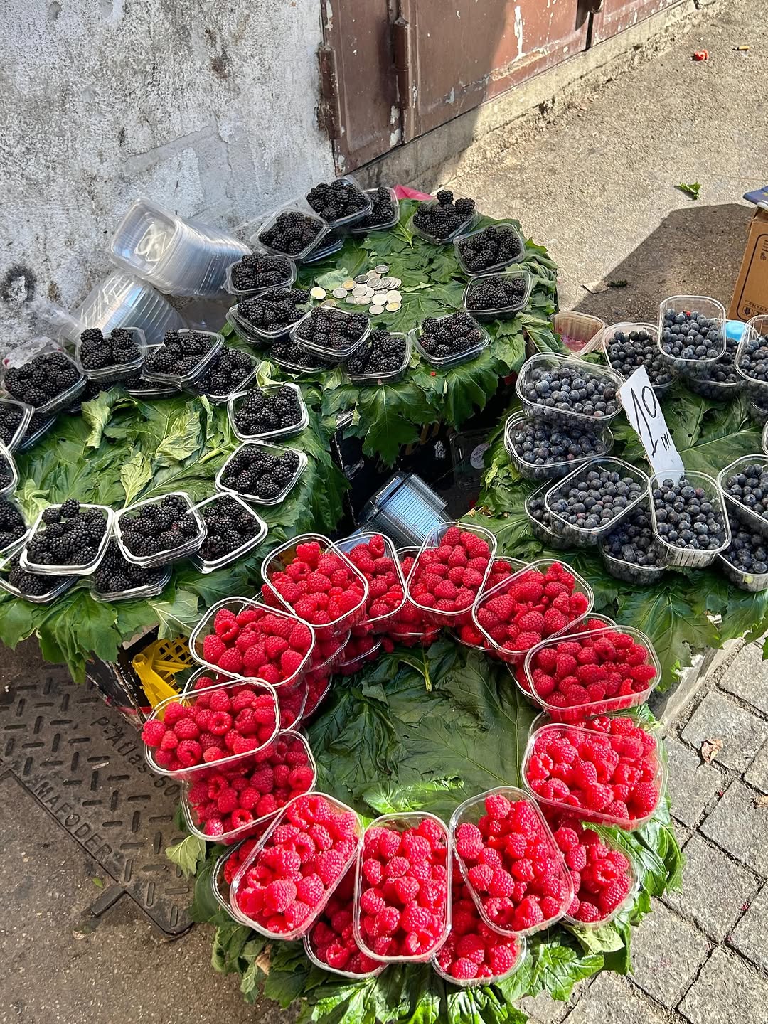 Tangier — berries market stall Tangier — berries market stall